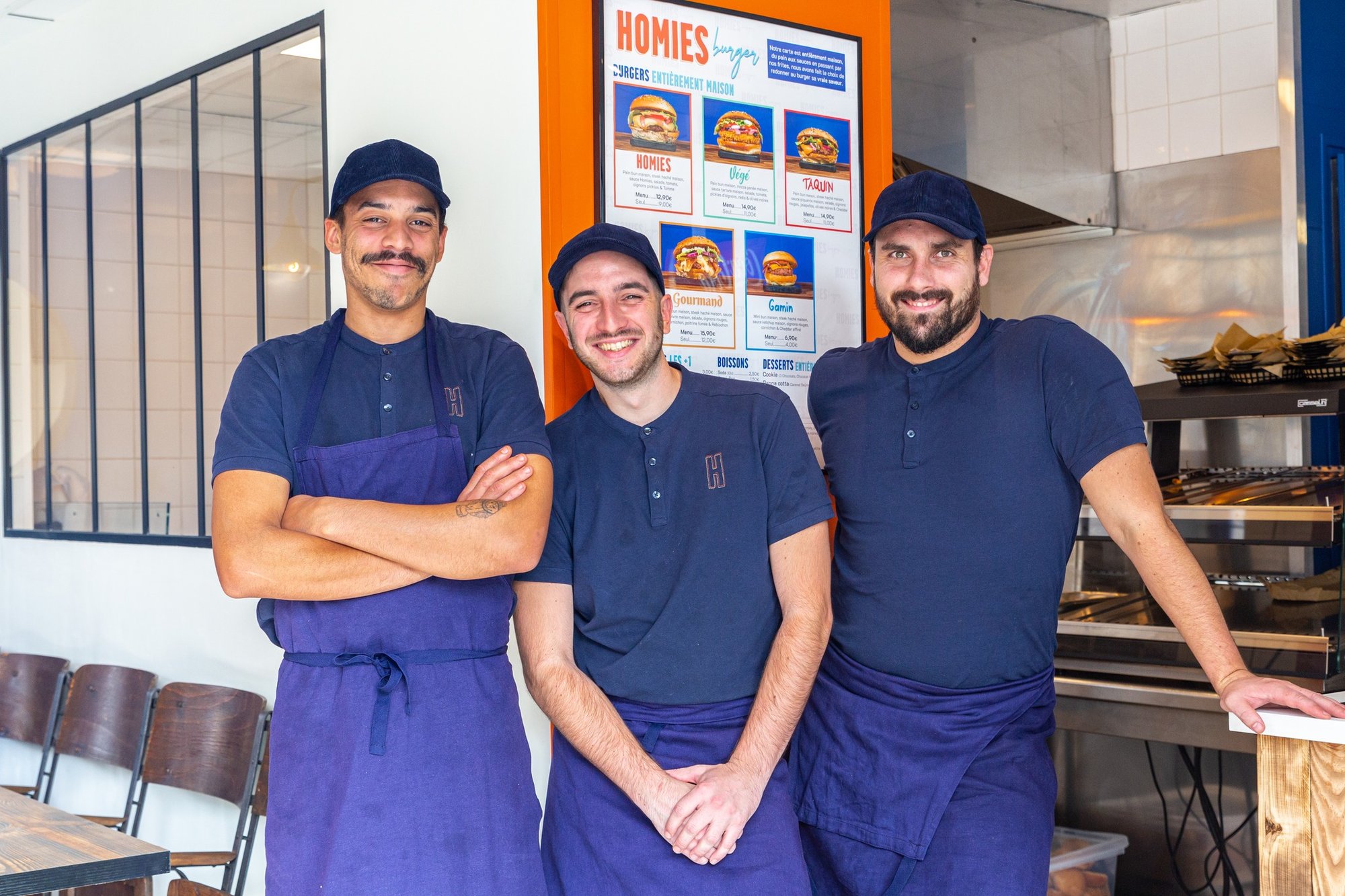 Homies Burger - Antoine, Basile & Charly