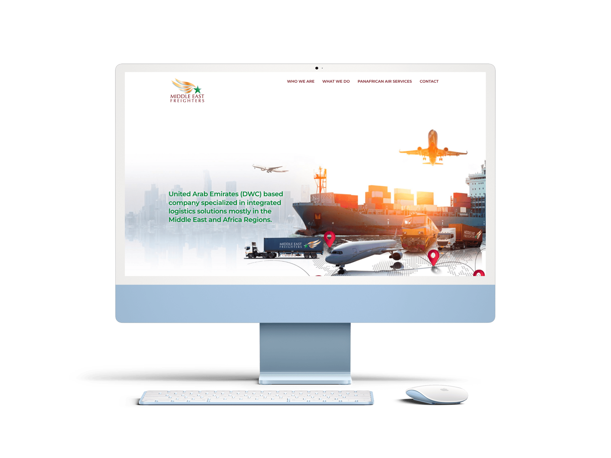 Middle East Freighters - Site Vitrine - Crescent Communication