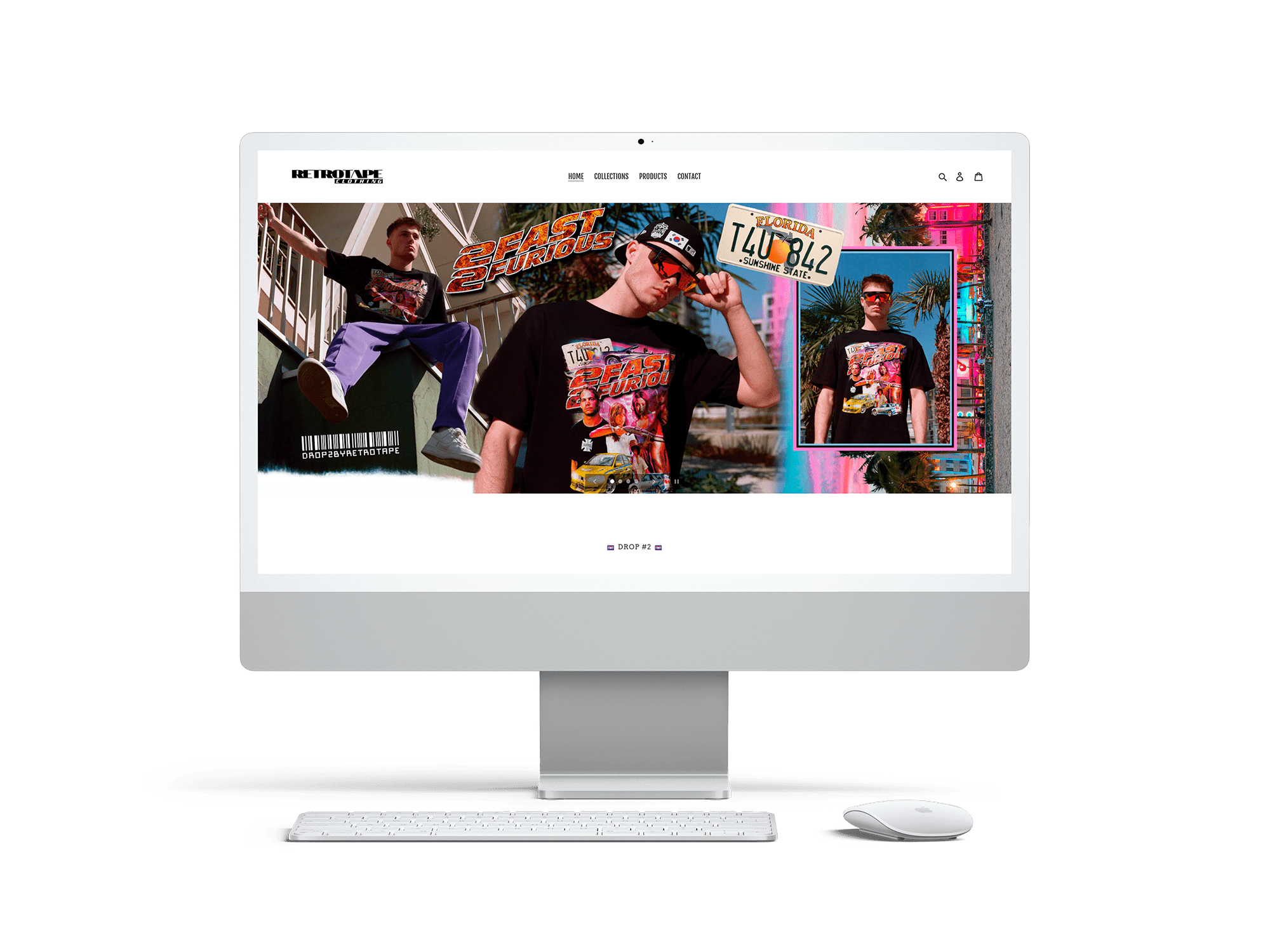 Retrotape Clothing - Site Ecommerce