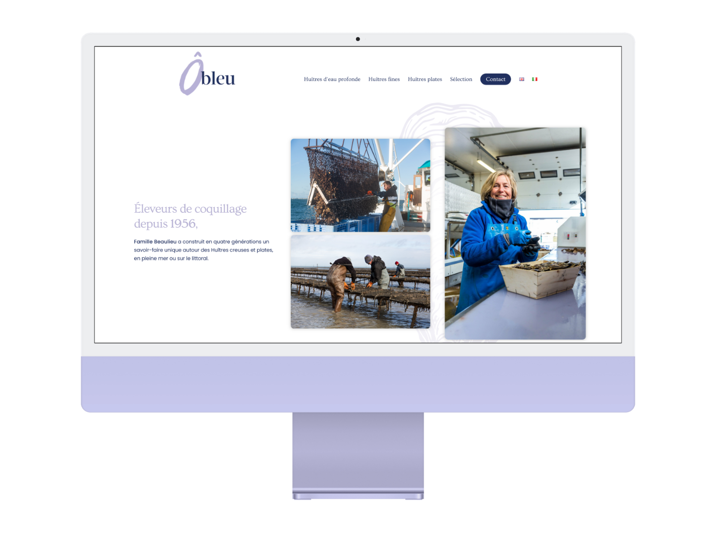 Ôbleu - Site Internet & Photo